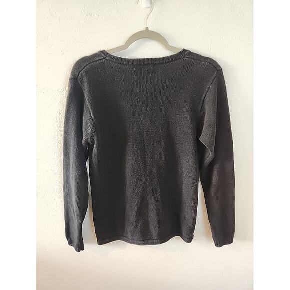 VTG Bryn Connelly Christmas Ugly Sweater Cardigan Size Petite Small - Picture 5 of 5